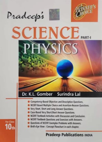 Pradeeps Science Physics Part - I for Class 10 (2025-2026) 24th Edition